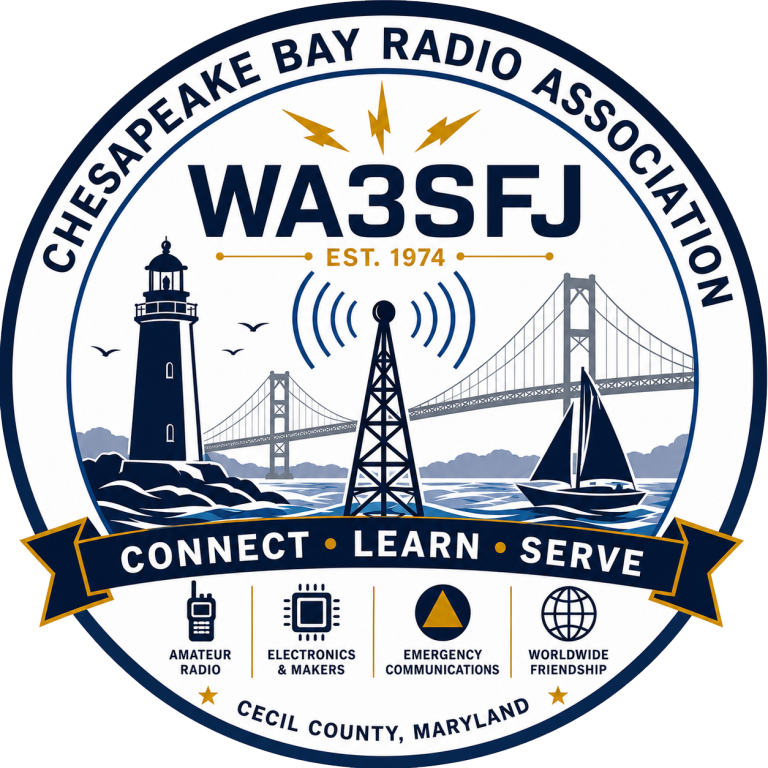 Chesapeake Bay Radio Association WA3SFJ logo